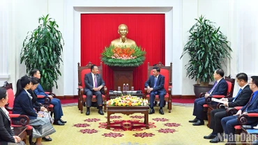 Toàn cảnh buổi tiếp.