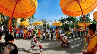 Chôl Chnăm Thmây, lễ hội mừng năm mới của người Khmer. Ảnh | THÀNH ĐẠT