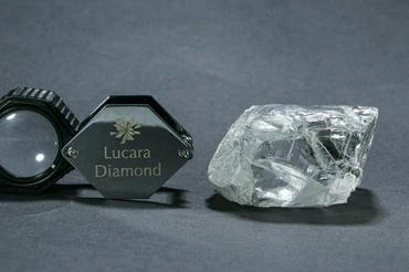 Viên kim cương trắng. (Nguồn: Lucara Diamond.TTXVN)