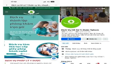Trang website giả mạo