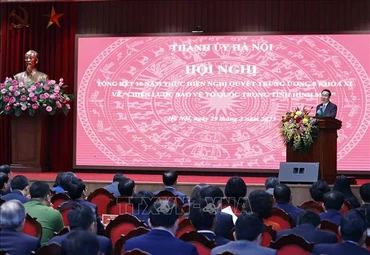 Chủ tịch nước Võ Văn Thưởng phát biểu chỉ đạo hội nghị.