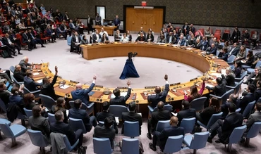 Toàn cảnh cuộc họp Hội đồng Bảo an Liên hợp quốc về tình hình Gaza, tại New York, Mỹ. (Ảnh: THX/TTXVN)