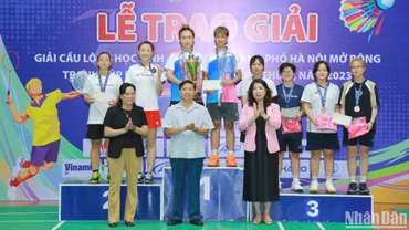 Các đội đạt giải tập thể. 