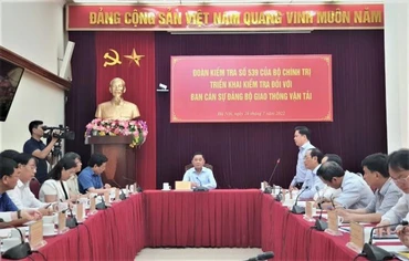 Kiểm tra thực hiện Nghị quyết Đại hội XIII của Đảng tại Bộ Giao thông vận tải