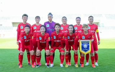 Đội hình của Hà Nội I tại giải đấu. (Ảnh: VFF)