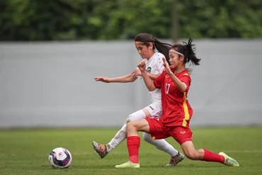 U17 nữ Việt Nam giành chiến thắng thuyết phục. (Ảnh: VFF)