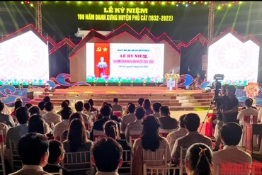 Quang cảnh Lễ Kỷ niệm 190 năm Danh xưng Phù Cát. 