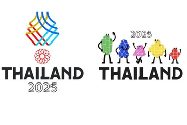 Logo và linh vật "The Sans" của SEA Games lần thứ 33 diễn ra tại Thái Lan. 