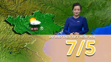 [Video] Dự báo thời tiết đêm nay và ngày mai 7/5/2025: Nắng nóng tại Trung Bộ