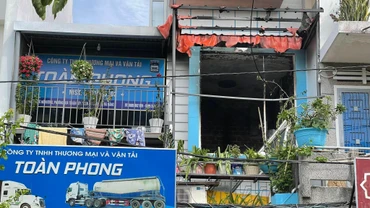 Vụ cháy xảy ra tại tầng 2 căn nhà.