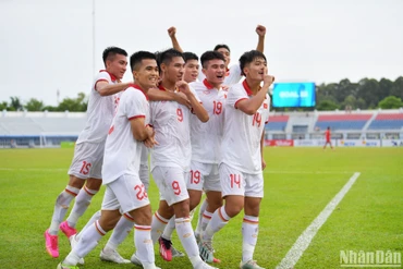 [Ảnh] U23 Việt Nam mở rộng cánh cửa đi tiếp vào bán kết