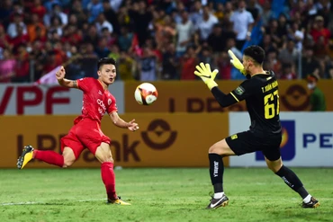 [Ảnh] Hòa Thanh Hóa 1-1, Công an Hà Nội làm nên lịch sử với chức vô địch V-League 2023
