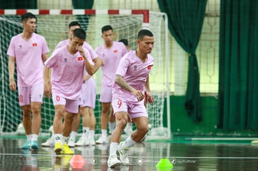 Đội tuyển futsal Việt Nam tập trung chuẩn bị cho giải vô địch futsal Đông Nam Á 2024. (Ảnh: VFF)