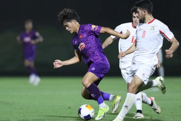 Các cầu thủ U23 Việt Nam chưa khiến huấn luyện viên Hoàng Anh Tuấn hài lòng về triển khai đấu pháp. (Ảnh: VFF)