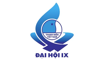 Biểu trưng chính thức của Đại hội đại biểu toàn quốc Hội Liên hiệp Thanh niên Việt Nam lần thứ IX.