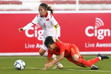 Đội tuyển nữ Việt Nam chỉ còn lại một đối thủ tại vòng loại thứ nhất Olympic nữ 2024. (Ảnh: Getty)