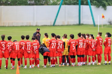 Đội tuyển nữ Việt Nam hướng đến các nhiệm vụ quan trọng trong năm 2023. (Ảnh: Minh Dân)