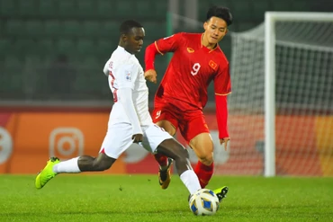 U20 Việt Nam bị gỡ hòa ở phút 85 nhưng kịp tìm thấy bàn thắng ở phút thi đấu chính thức cuối cùng. (Ảnh: AFC)