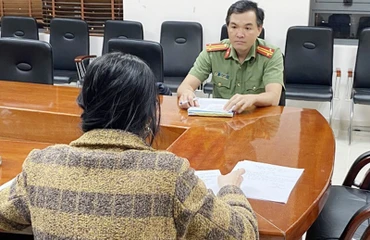 Tại cơ quan công an, bà N.T.N.L. thừa nhận hành vi sai trái của mình và cam kết không tái phạm.
