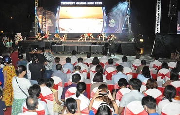 Quang cảnh khai mạc TechFest Quang Nam 2023.
