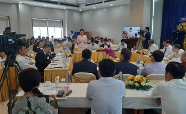 Quang cảnh Tọa đàm “Xây dựng thương hiệu quốc gia cho nông sản Việt”.