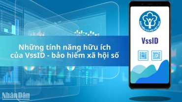 [Infographic] Những tính năng hữu ích của VssID - bảo hiểm xã hội số