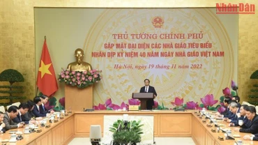 Quang cảnh buổi gặp mặt. (Ảnh: Trần Hải)