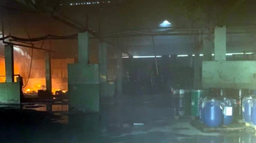 Hiện trường vụ cháy.