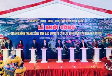 Các đơn vị trúng thầu bắt tay ngay vào tổ chức thi công công trình.