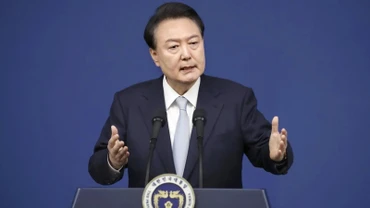 Tổng thống Hàn Quốc Yoon Suk Yeol. (Ảnh: Kyodo/TTXVN)