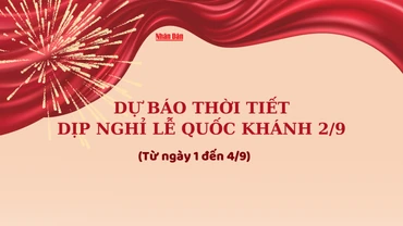 [Infographic] Dự báo thời tiết dịp nghỉ lễ Quốc khánh 2/9