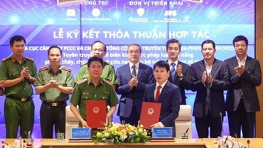 Tổng công ty VTC và C07 ký kết Thỏa thuận hợp tác về tuyên truyền, phổ biến kiến thức pháp luật, kỹ năng phòng cháy, chữa cháy và cứu nạn, cứu hộ trên nền tảng số VTC.