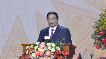 Thủ tướng Phạm Minh Chính phát biểu tại buổi lễ.