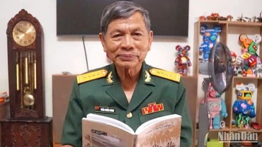 Cựu chiến binh Trần Chiến Chinh, nguyên Tham mưu trưởng Tiểu đoàn 4, Trung đoàn 97.