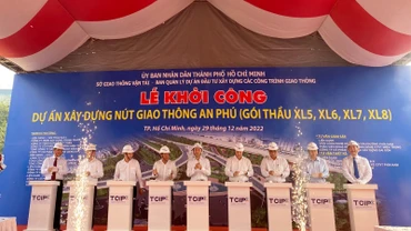 Khởi công xây dựng nút giao thông An Phú, thành phố Thủ Đức, Thành phố Hồ Chí Minh.