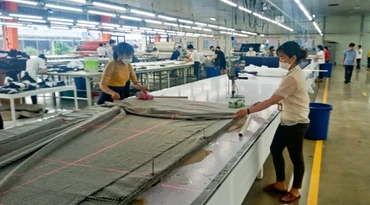 Ngành dệt may trên địa bàn phát triển mạnh.