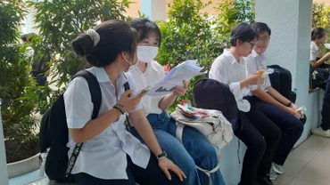 Thí sinh tham gia kỳ thi đánh giá năng lực đợt 1 năm 2023 tại Trường đại học Lạc Hồng (tỉnh Đồng Nai) do Đại học Quốc gia Thành phố Hồ Chí Minh tổ chức.