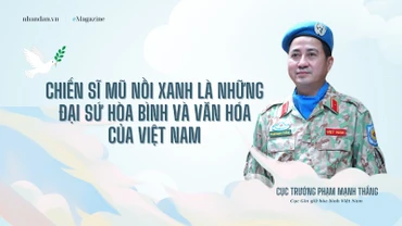 Thiếu tướng Phạm Mạnh Thắng, Cục trưởng Cục Gìn giữ hòa bình Việt Nam.