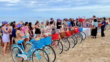 Những chiếc xe đạp này sẽ được Hội khuyến học quận Ngũ Hành Sơn trao tặng tận tay các em học sinh.