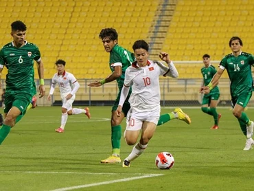 U23 Việt Nam thua đậm 0-3 ở trận đấu chính thức đầu tiên dưới thời huấn luyện viên Philippe Troussier. (Ảnh: VFF)