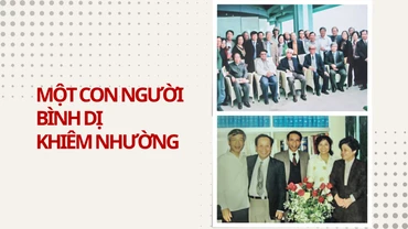Một con người bình dị, khiêm nhường