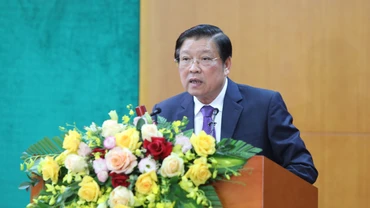 Đồng chí Phan Đình Trạc, Ủy viên Bộ Chính trị, Bí thư Trung ương Đảng, Trưởng Ban Nội chính Trung ương.