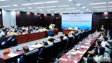 Thành phố Đà Nẵng đối thoại, gặp gỡ doanh nghiệp chiều ngày 11/10. (Ảnh: ANH ĐÀO)