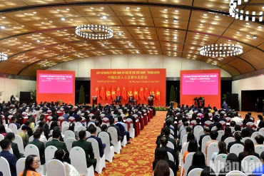 Quang cảnh chương trình. (Ảnh: Đăng Khoa)
