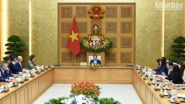 Quang cảnh buổi tiếp.
