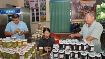 Sản phẩm OCOP chất lượng cao ở Hợp tác xã Yên Sơn, Tam Điệp (Ninh Bình).