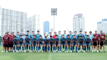 Đội tuyển bóng đá nam Olympic Việt Nam đón thêm nhân sự mới. (Ảnh: VFF)