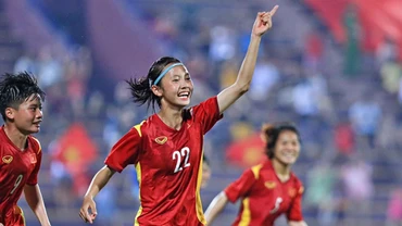 U20 nữ Việt Nam tại vòng loại thứ hai giải U20 nữ châu Á 2024. 