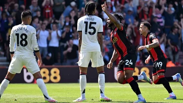 Semenyo mang về bàn mở tỷ số cho Bournemouth. (Ảnh: MUFC)