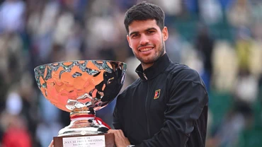 Carlos Alcaraz đăng quang tại Monte Carlo Masters 2025. (Ảnh: ATP)
